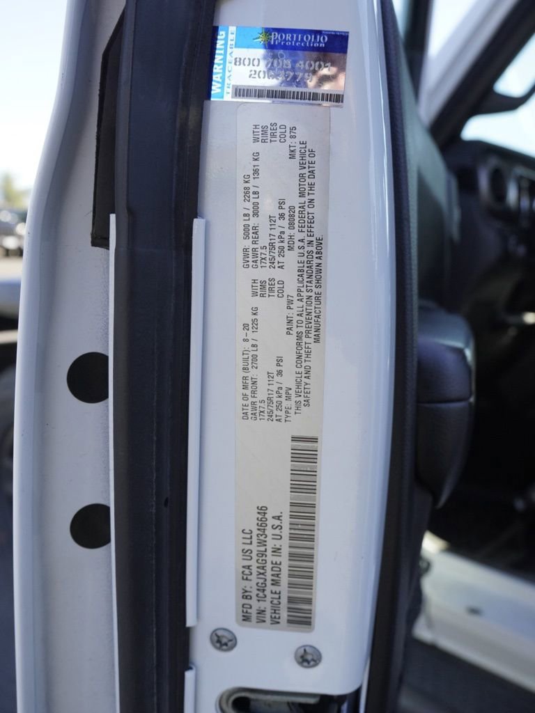 Certified 2020 Jeep Wrangler Sport image 27