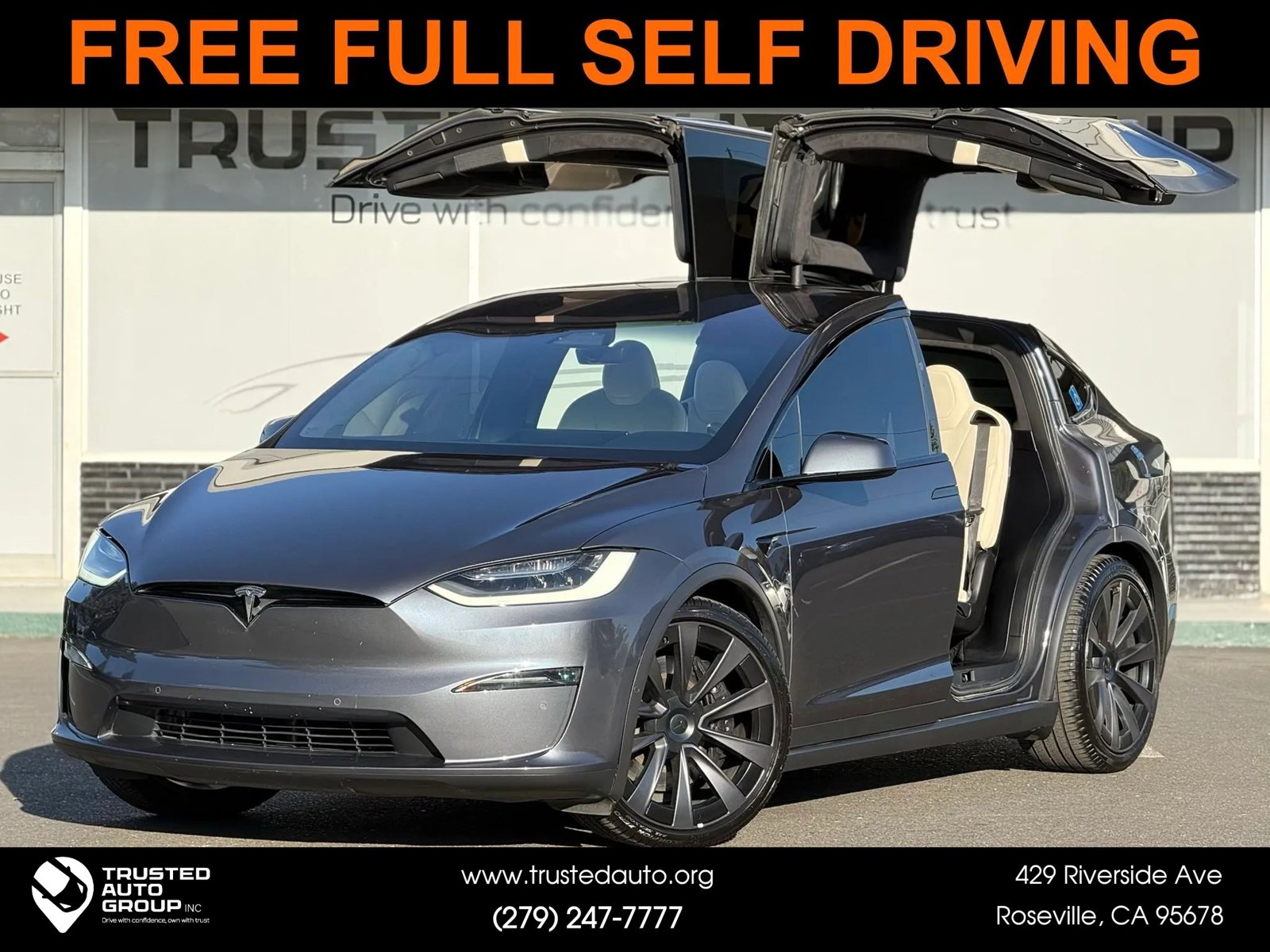 Used 2022 Tesla Model X AWD/4WD image 1