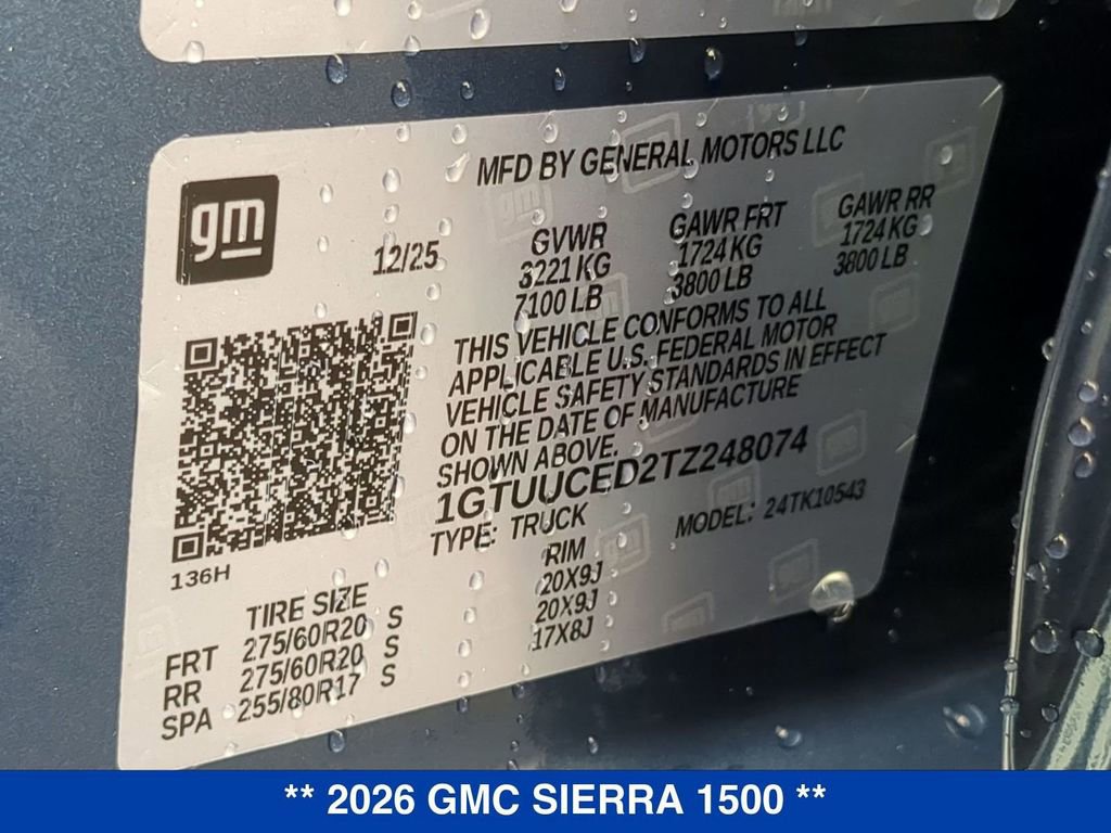 New 2026 GMC Sierra 1500 Elevation AWD/4WD image 35
