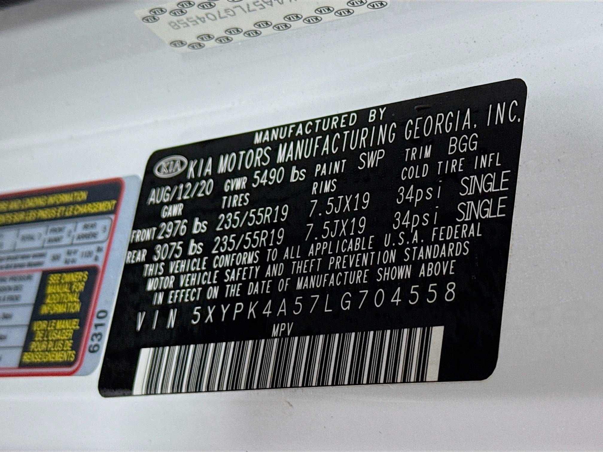 Used 2020 Kia Sorento SX image 40