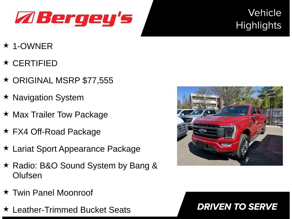 Certified 2023 Ford F150 Lariat w/ Equipment Group 502A High image 5