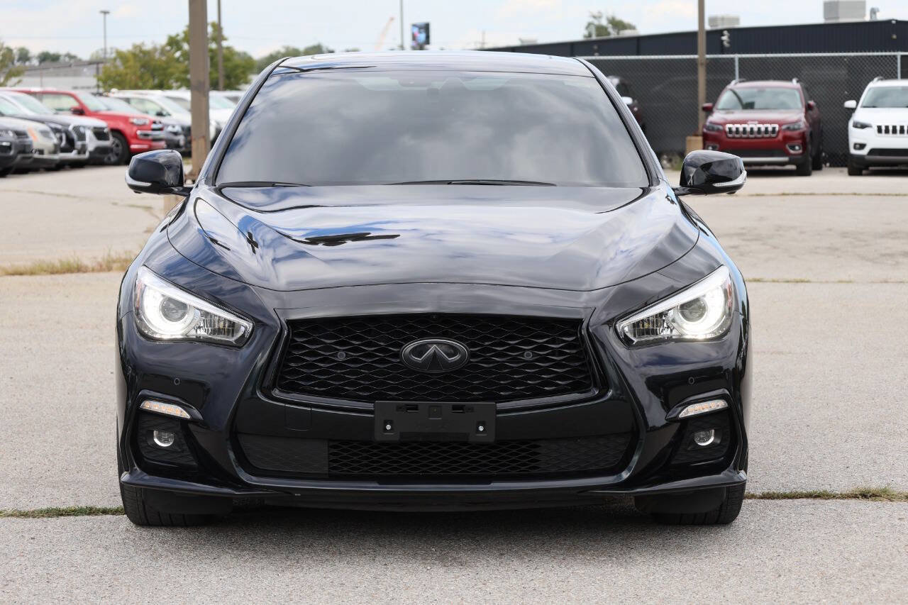 Used 2023 INFINITI Q50 Red Sport 400 w/ Black Opal Edition AWD/4WD image 5