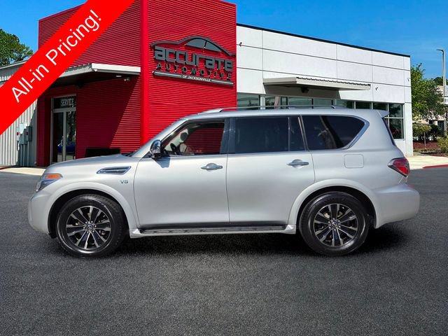 Used 2020 Nissan Armada Platinum w/ Captain's Chairs Package RWD image 2