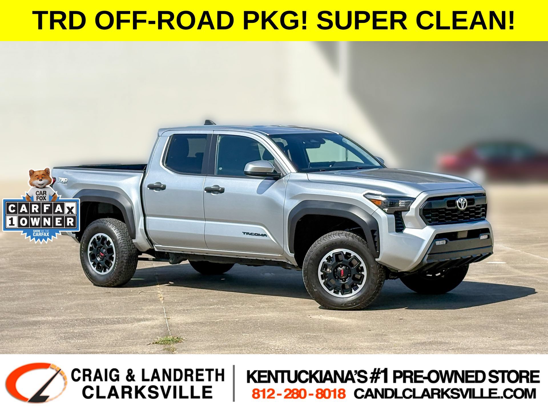 Used 2024 Toyota Tacoma TRD Off-Road AWD/4WD image 1