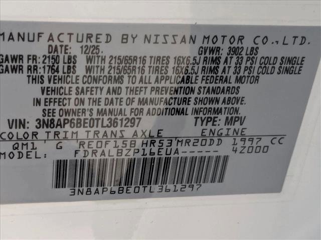 New 2026 Nissan Kicks S image 16