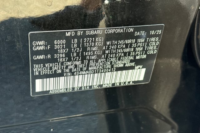 Certified 2026 Subaru Ascent Premium AWD/4WD image 35
