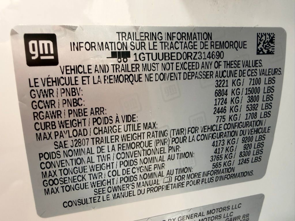 Used 2024 GMC Sierra 1500 SLE w/ Preferred Package image 55