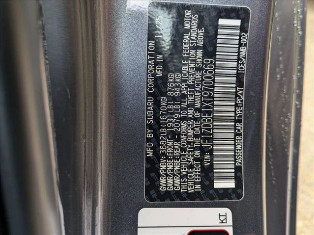 New 2026 Subaru BRZ Limited image 16