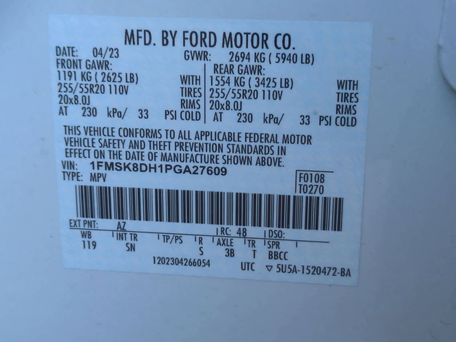 Used 2023 Ford Explorer XLT w/ Equipment Group 202A AWD/4WD image 36