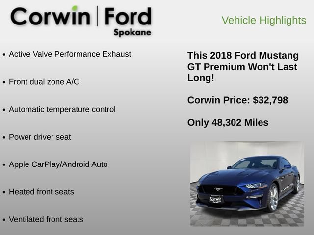 Used 2018 Ford Mustang GT Premium RWD image 6