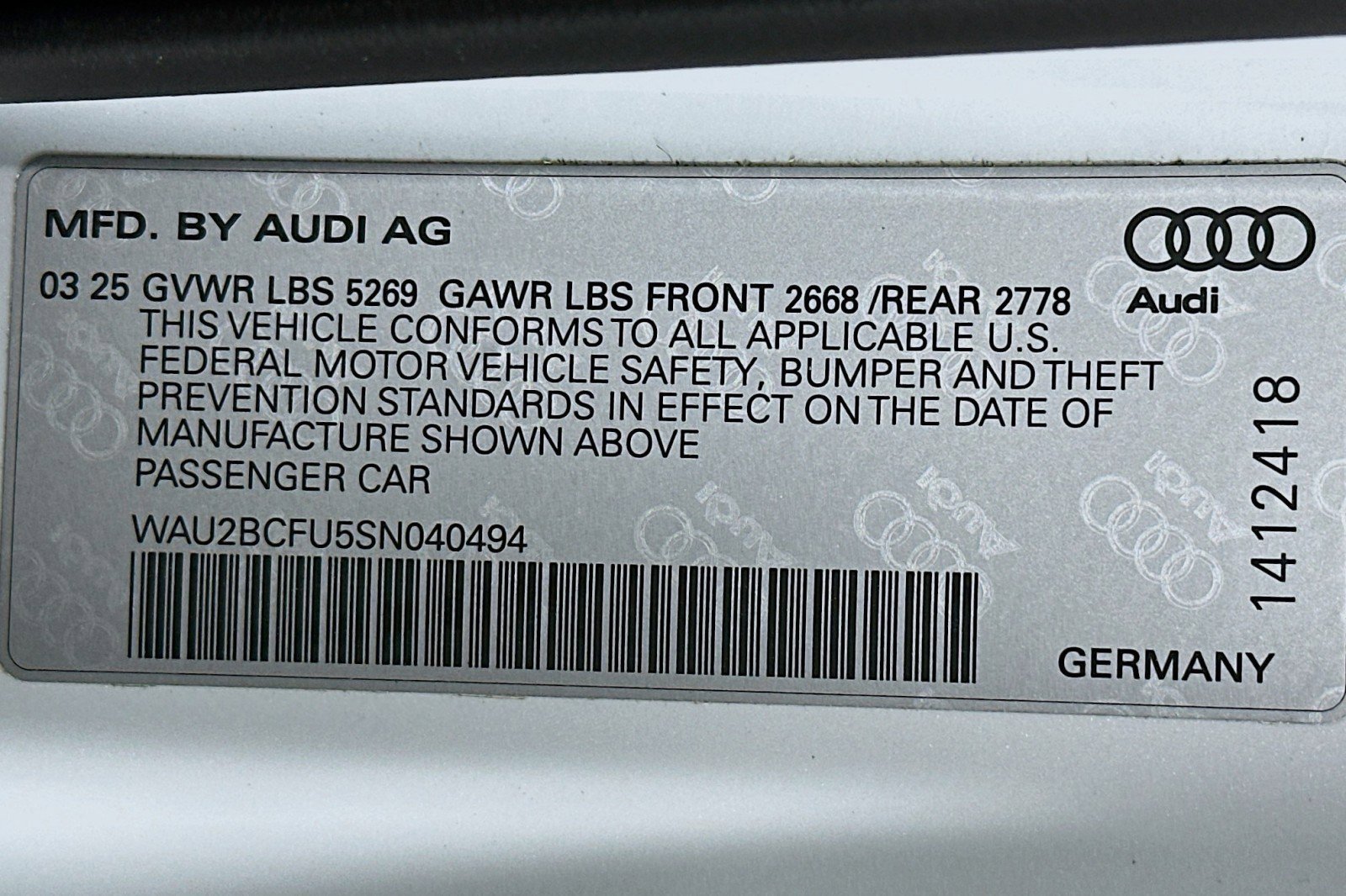 Used 2025 Audi A5 2.0T Premium Plus w/ Premium Plus image 24