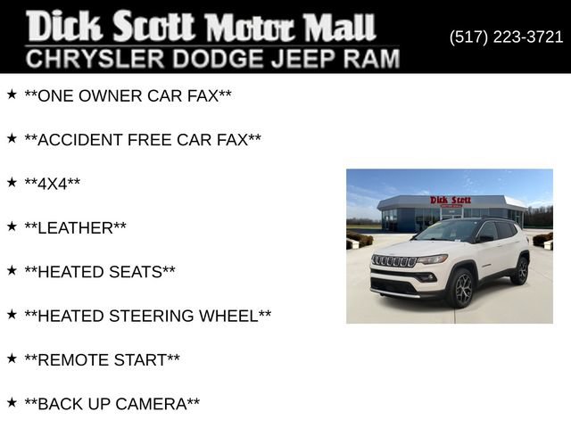 Used 2024 Jeep Compass Limited AWD/4WD image 8