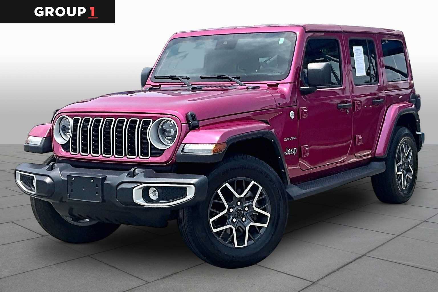 Used 2024 Jeep Wrangler Unlimited Sahara w/ Technology Group