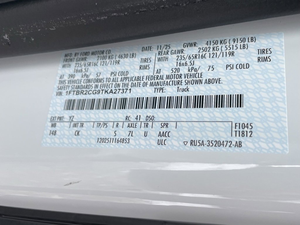 New 2026 Ford Transit 250 148 Medium Roof Extended AWD w/ Load Area Protection Package image 42