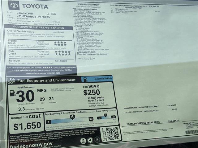 New 2026 Toyota Corolla Cross LE image 23