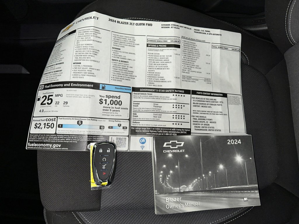 Certified 2024 Chevrolet Blazer LT w/ Redline Edition image 17