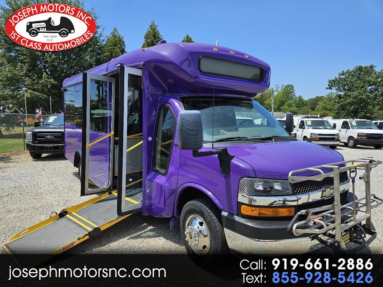 Used 2015 Chevrolet Express 4500 w/ Shuttle Bus Package