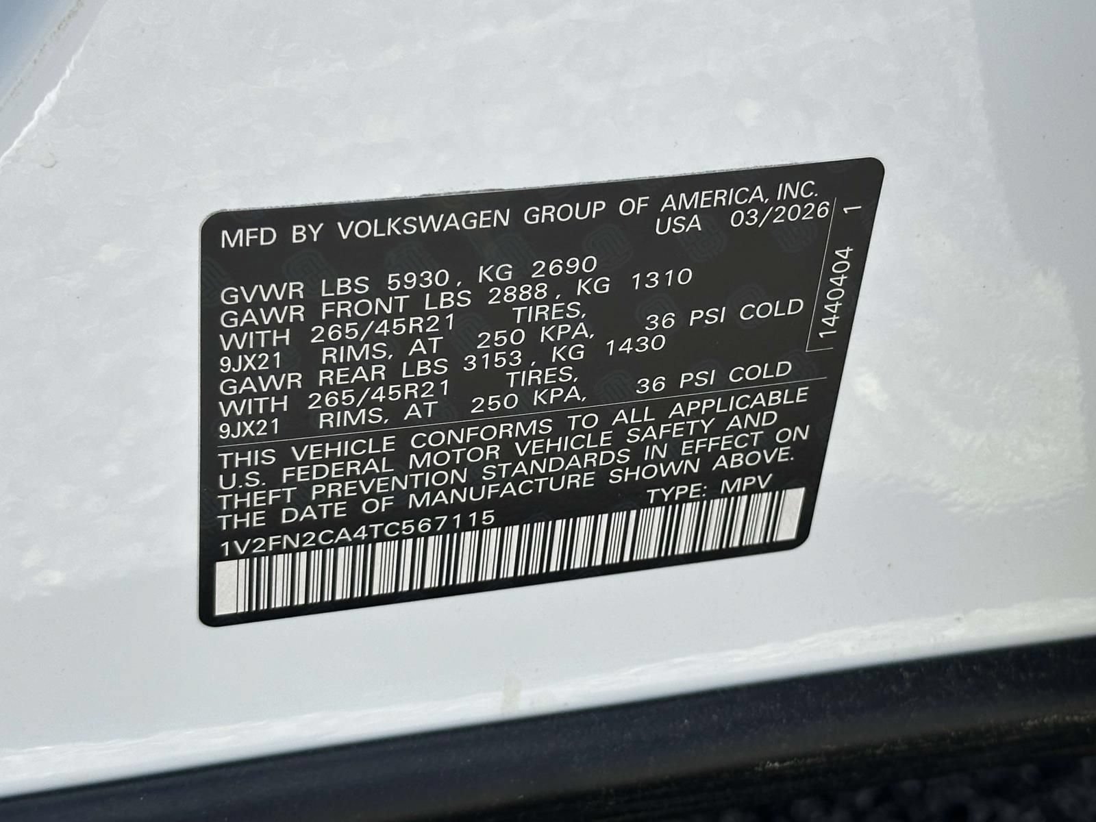 New 2026 Volkswagen Atlas SEL Premium R-Line AWD/4WD image 16