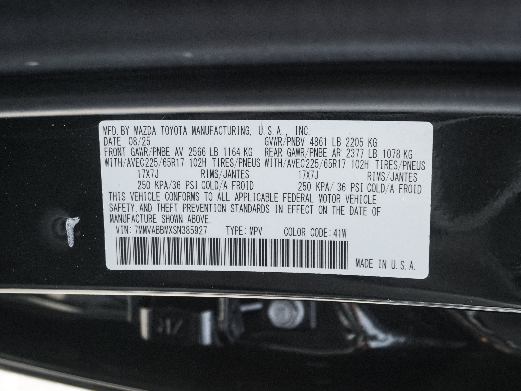 Certified 2025 MAZDA CX-50 AWD 2.5 S w/ Cargo Package image 37