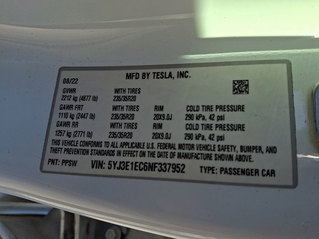 Used 2022 Tesla Model 3 Performance image 27