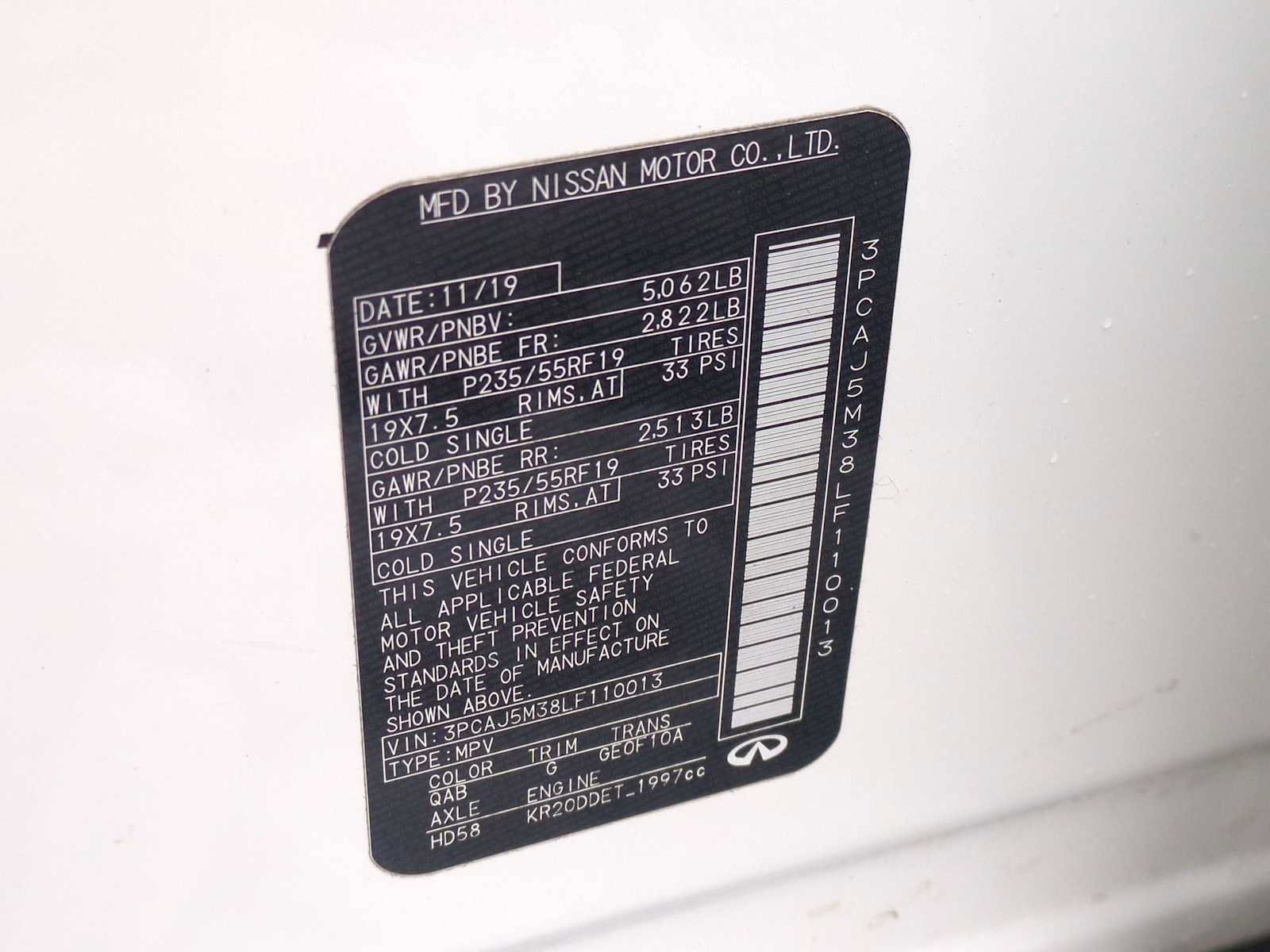 Used 2020 INFINITI QX50 Luxe w/ Navigation Package image 36