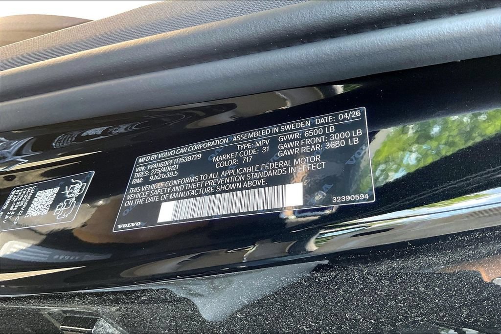 New 2026 Volvo XC90 T8 Ultra w/ Protection Package Premier AWD/4WD image 15
