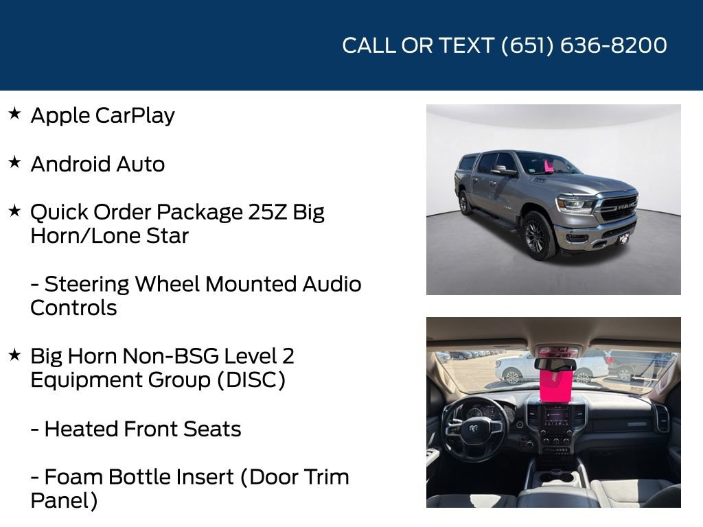 Used 2019 RAM 1500 Big Horn AWD/4WD image 5