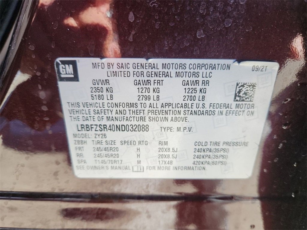 Used 2022 Buick Envision Avenir w/ Premium Seat Package image 35