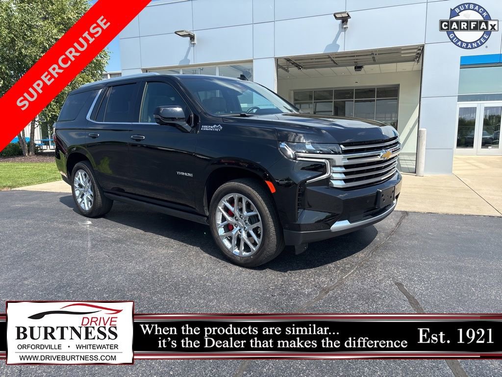 Certified 2024 Chevrolet Tahoe High Country w/ Advanced Technology Package image 1