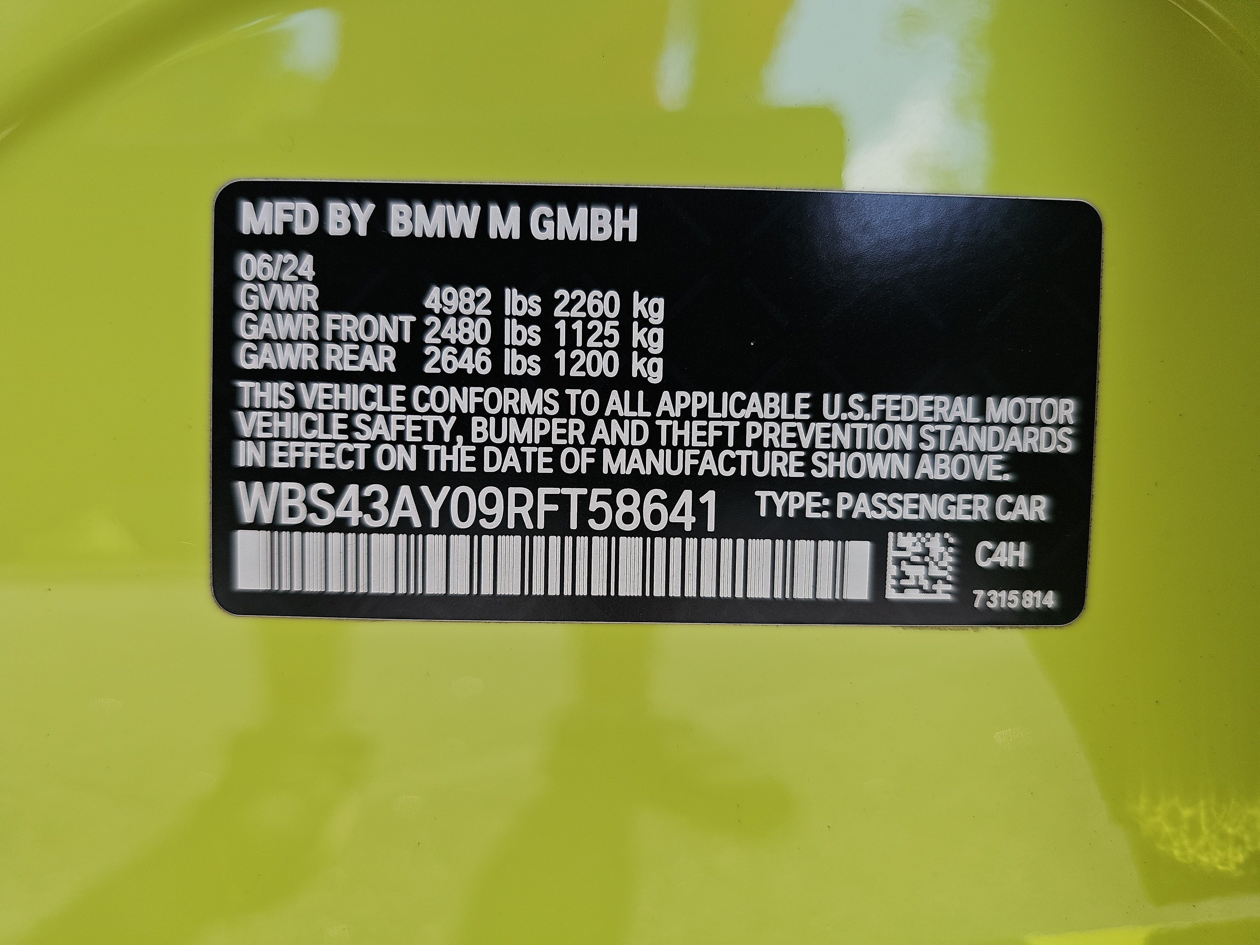 Used 2024 BMW M3 Competition w/ M Driver's Package AWD/4WD image 36