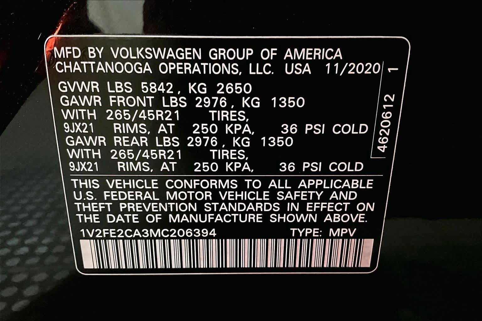 Used 2021 Volkswagen Atlas Cross Sport SEL Premium R-Line AWD/4WD image 33