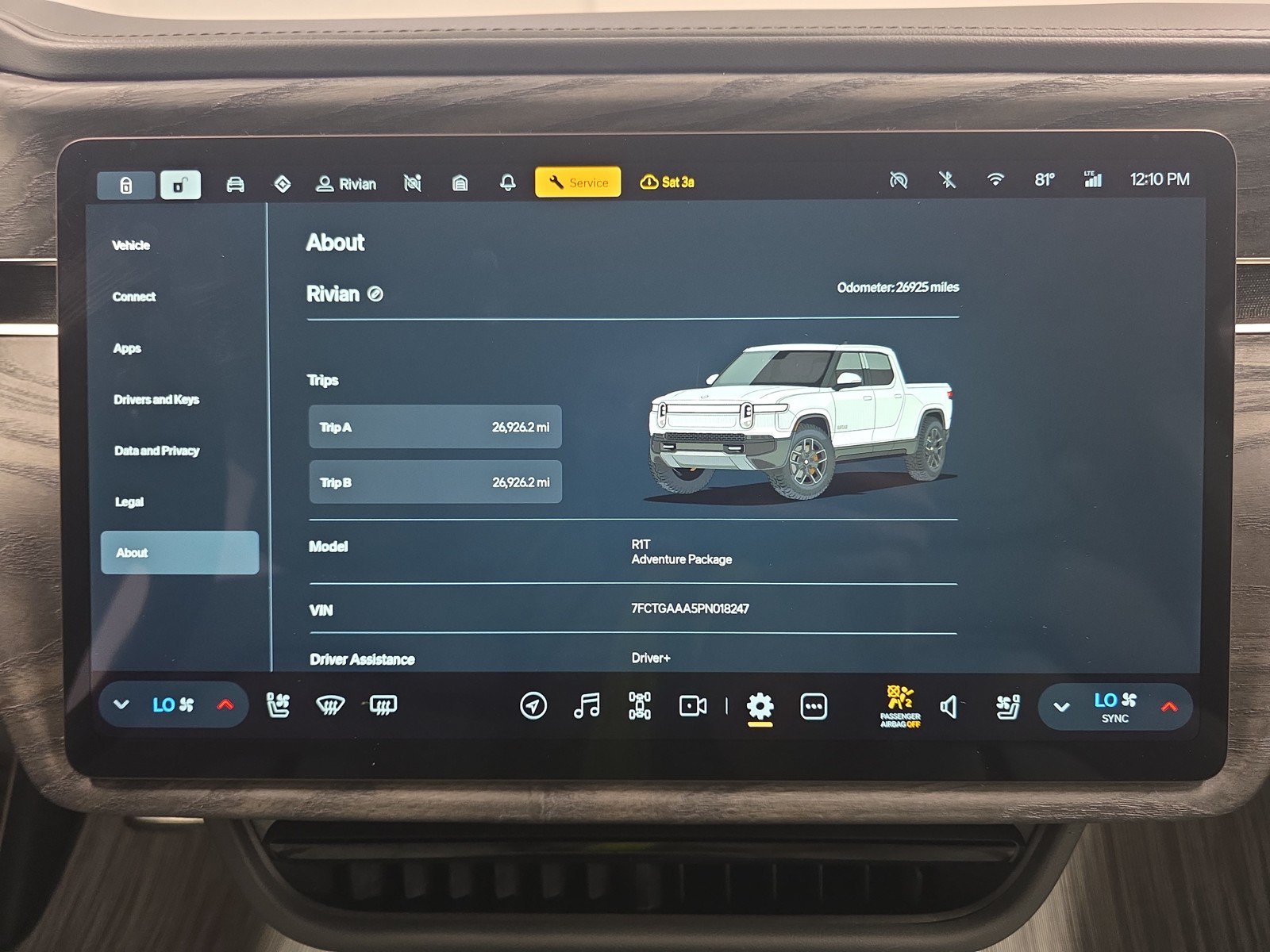 Used 2023 Rivian R1T Adventure AWD/4WD image 27