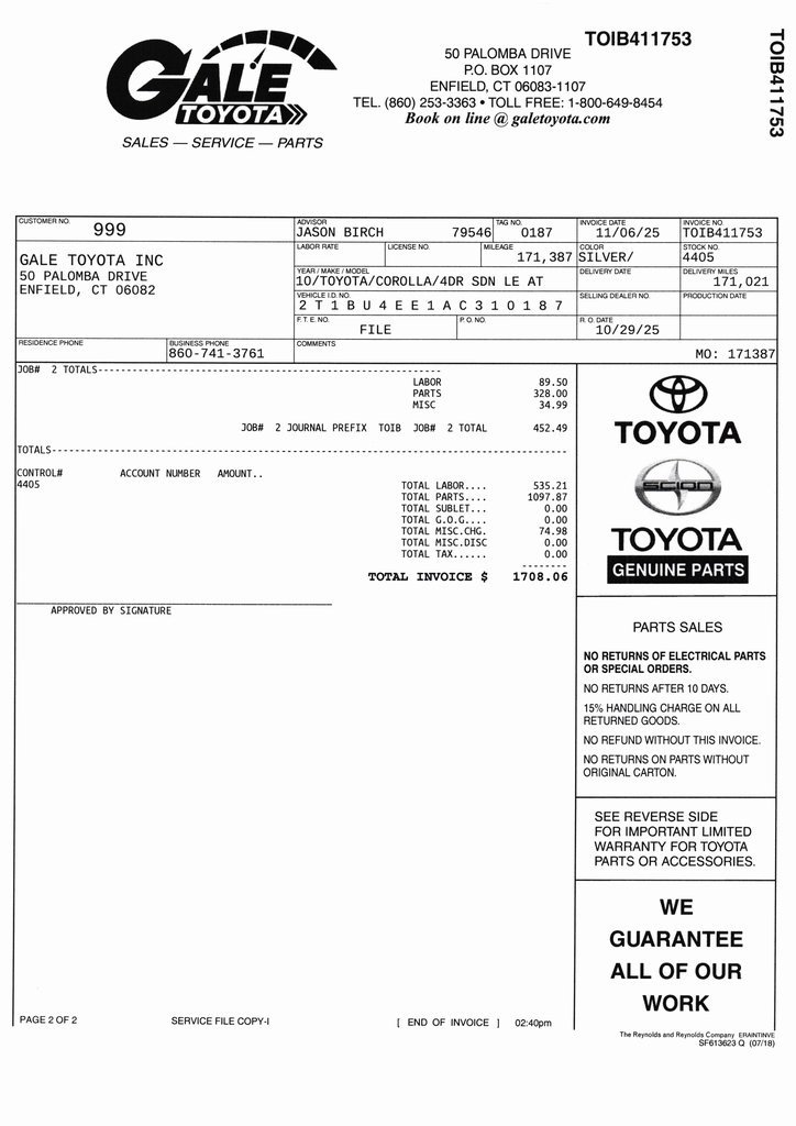 Used 2010 Toyota Corolla LE image 11