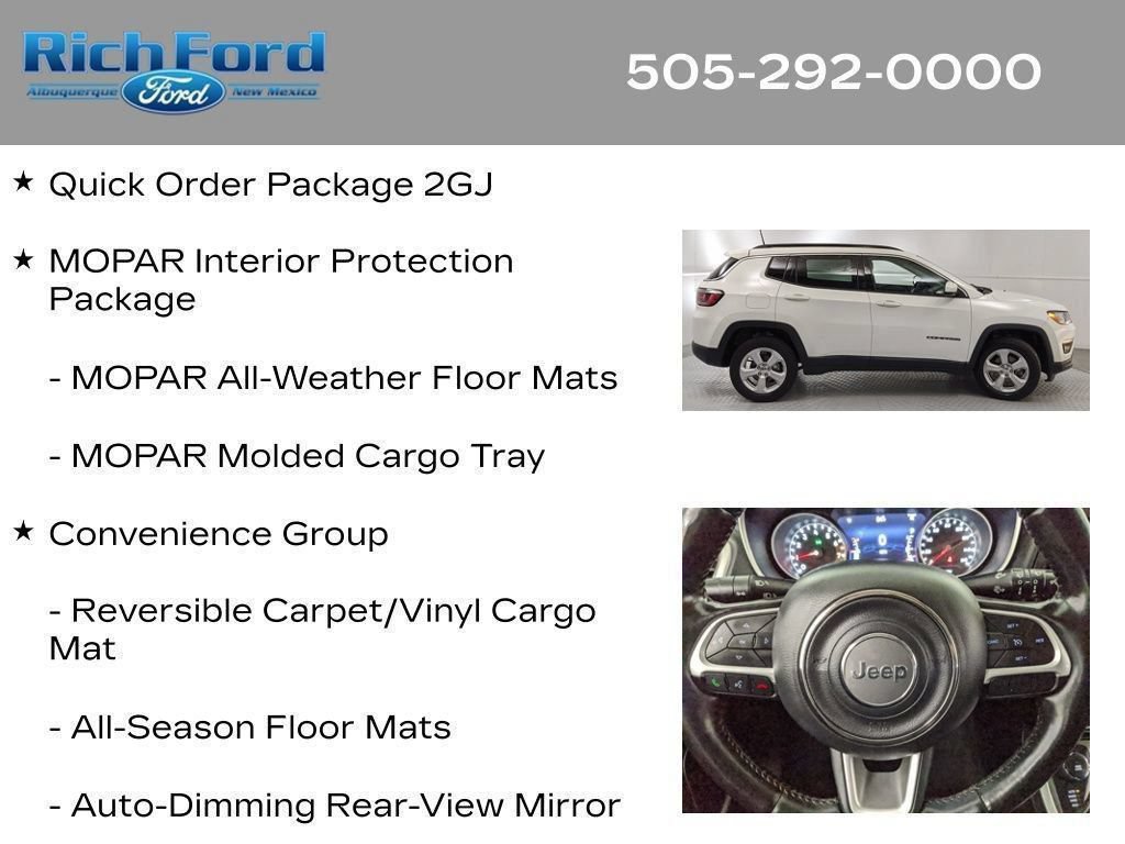Used 2021 Jeep Compass Latitude w/ Convenience Group AWD/4WD image 14