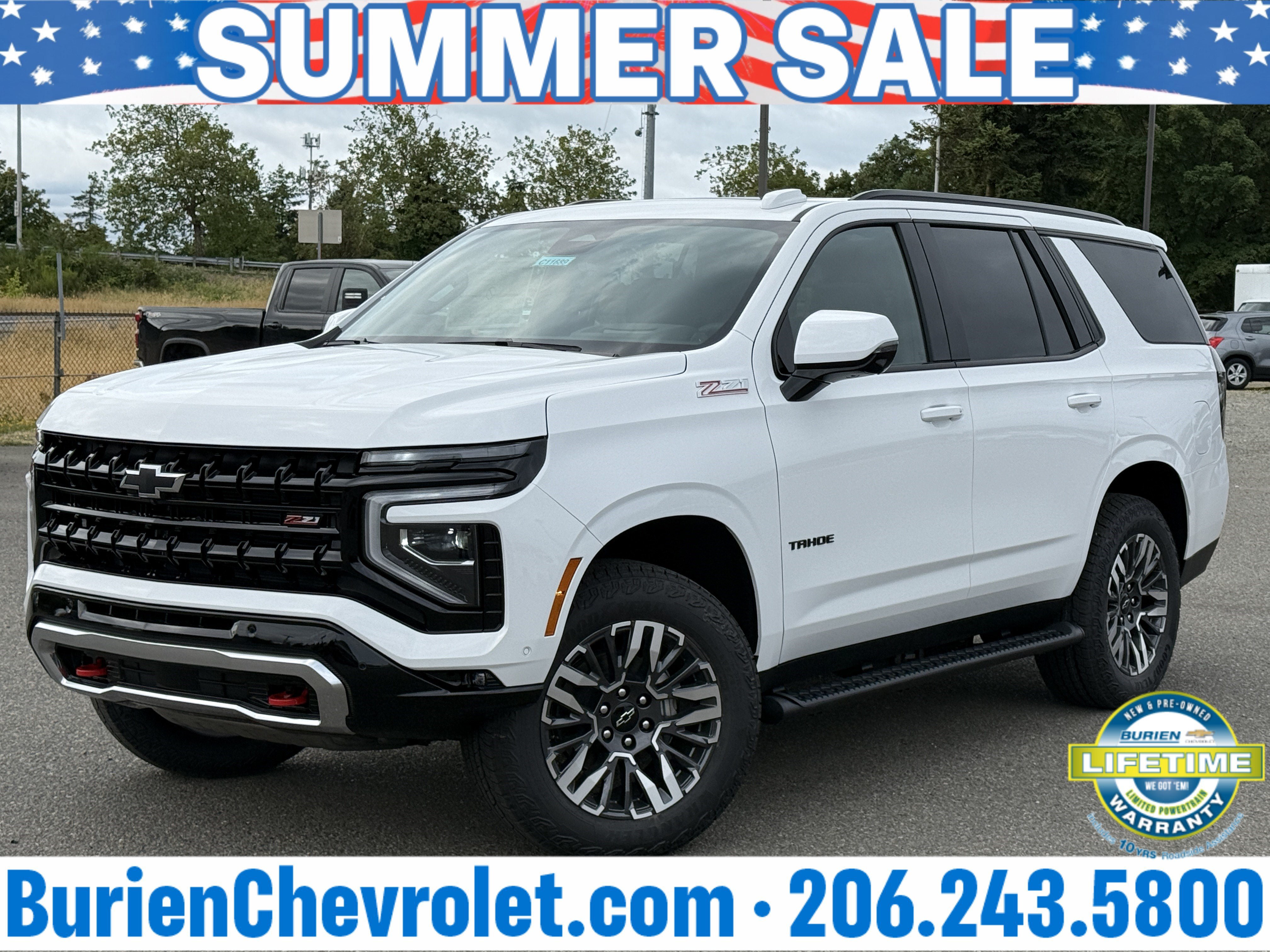 New 2026 Chevrolet Tahoe Z71 w/ Z71 Off-Road Package