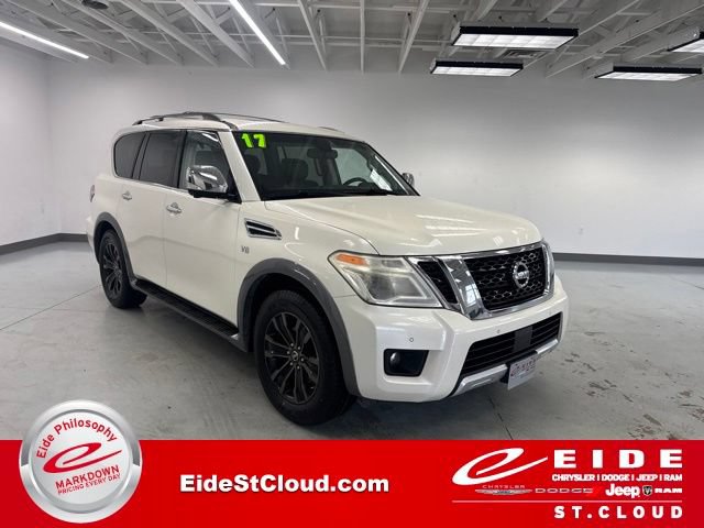 Used 2017 Nissan Armada Platinum w/ Captain Seat Package AWD/4WD image 1