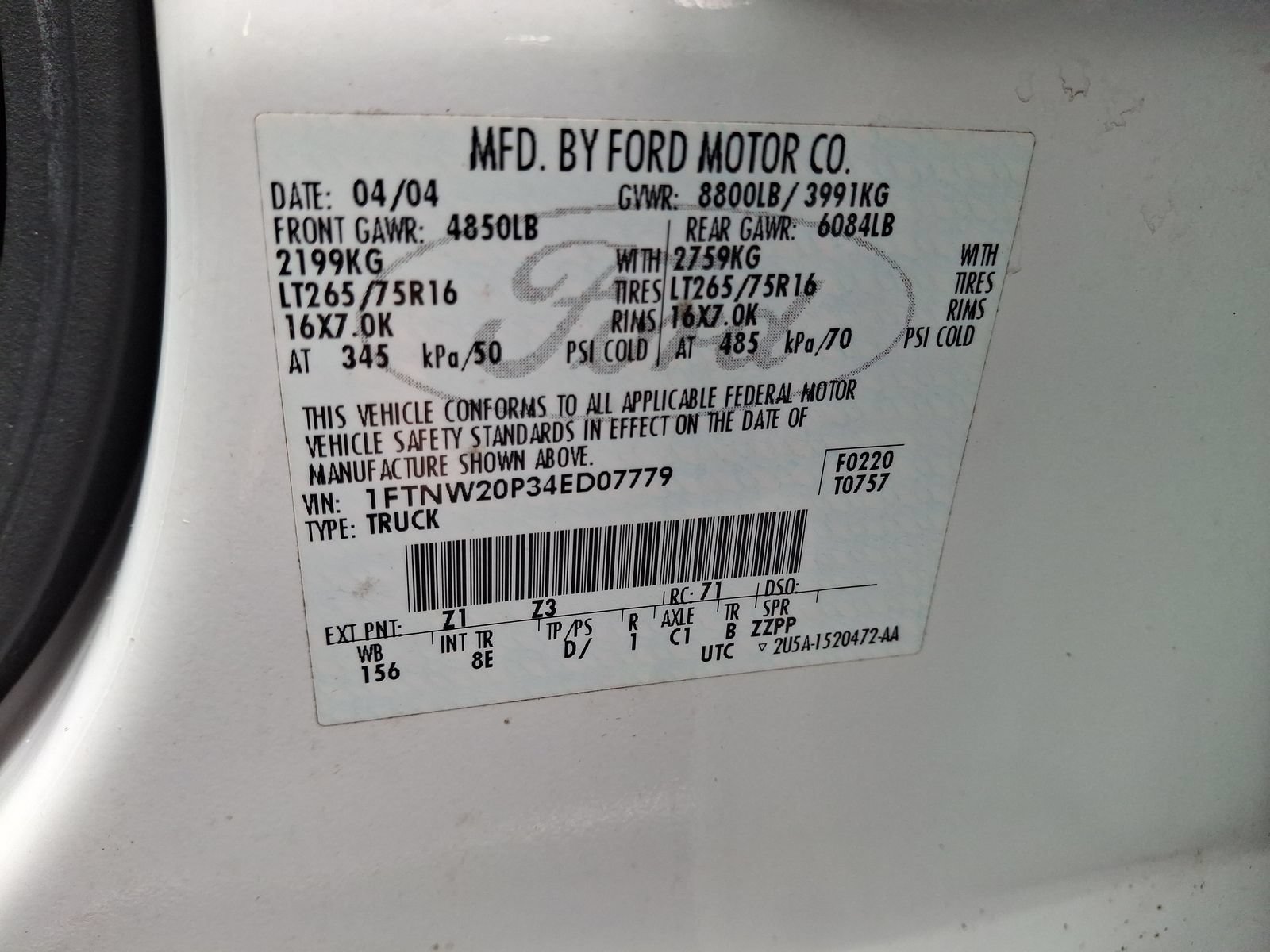 Used 2004 Ford F250 XL RWD image 27