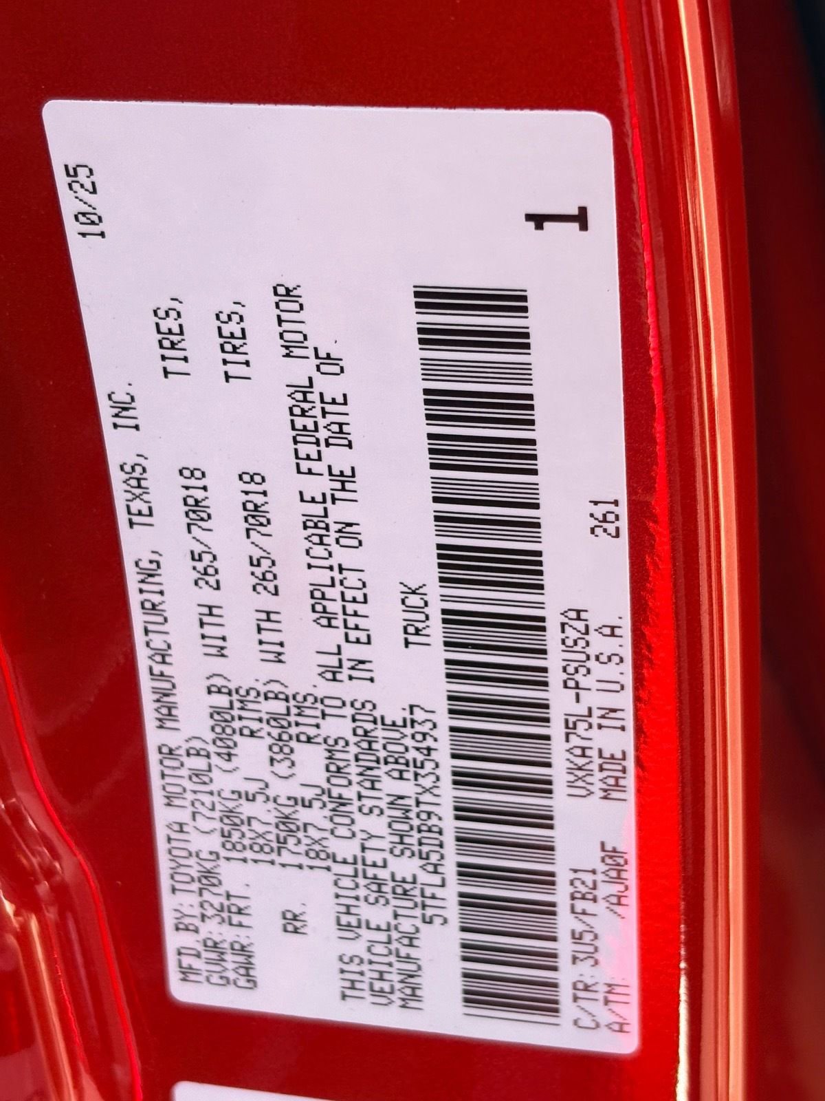 New 2026 Toyota Tundra SR5 image 23