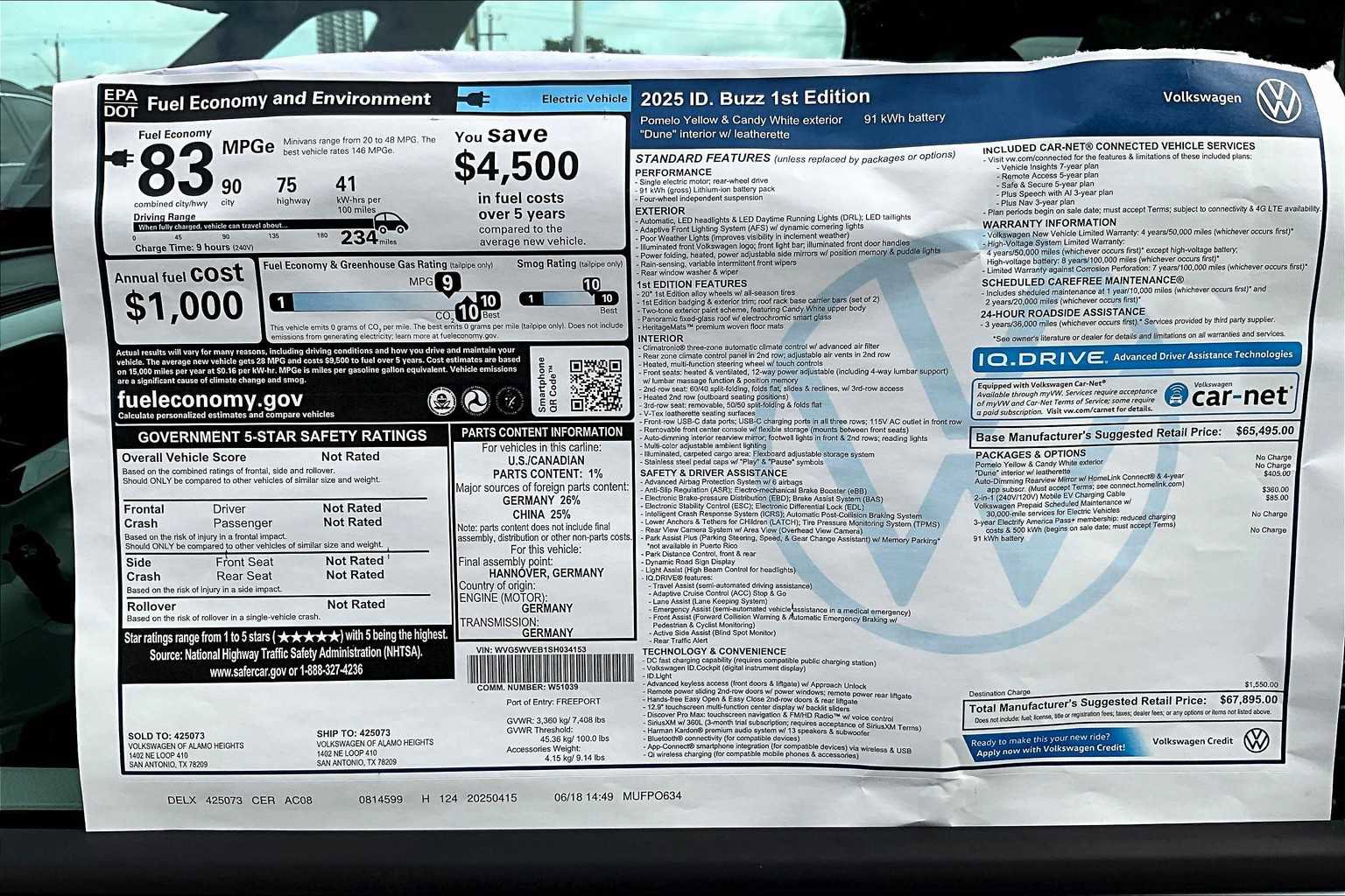 New 2025 Volkswagen ID. Buzz 1st Edition image 19