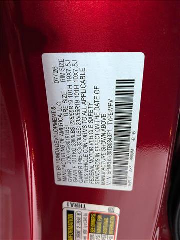 New 2026 Honda Odyssey Touring image 17