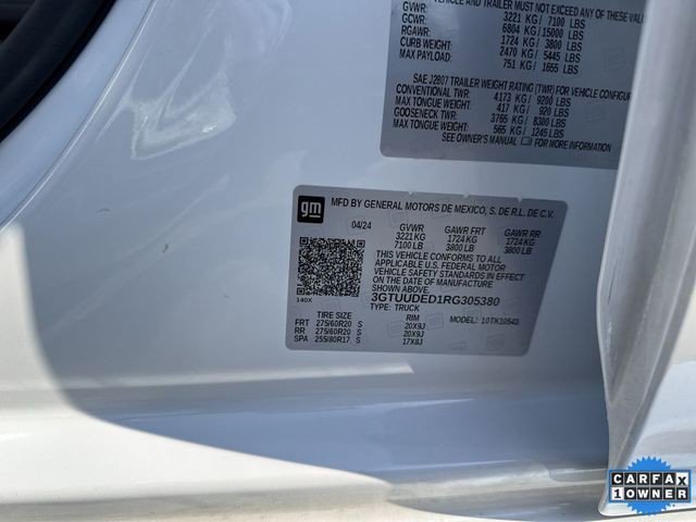 Used 2024 GMC Sierra 1500 SLT w/ SLT Premium Plus Package image 37