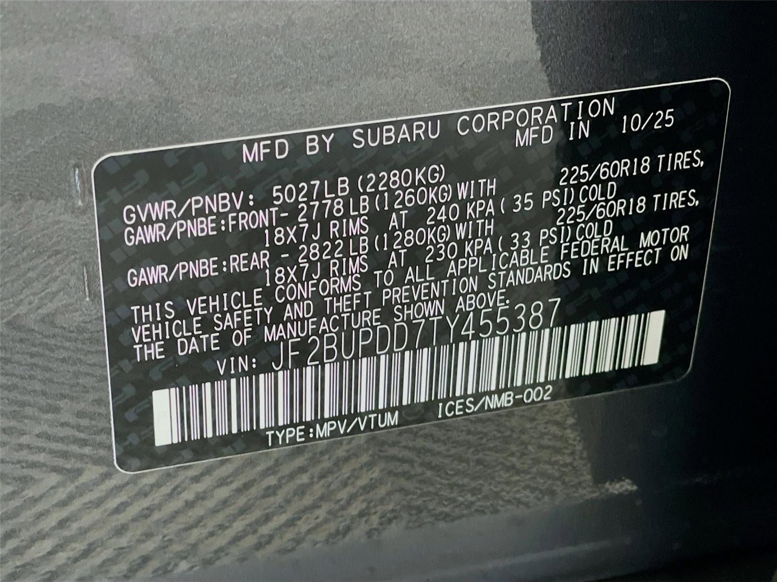 New 2026 Subaru Outback Limited image 24