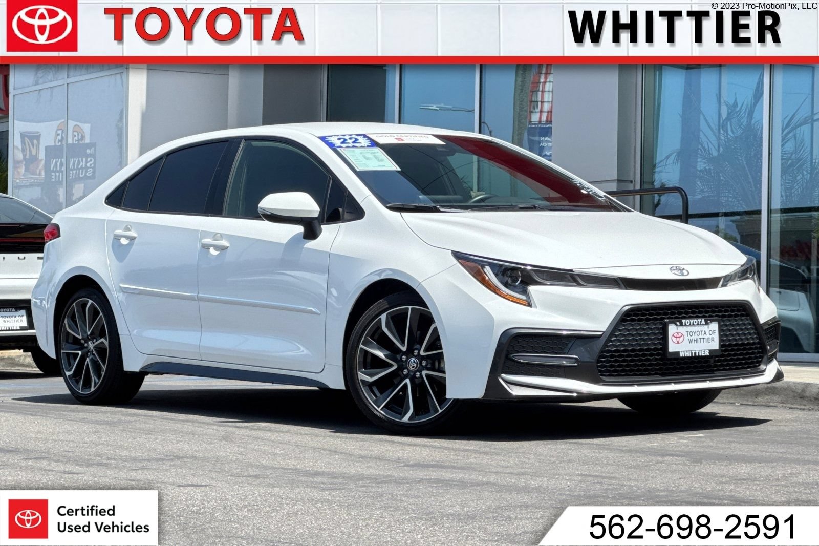 Certified 2022 Toyota Corolla SE w/ Carpet Mat Package (TMS)