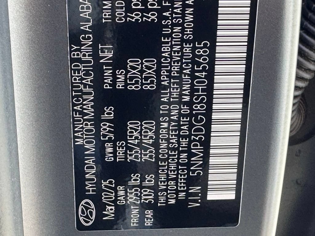 Used 2025 Hyundai Santa Fe Limited AWD/4WD image 50