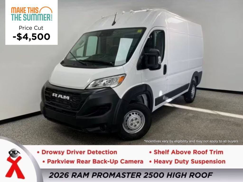 New 2026 RAM ProMaster 2500 w/ Storage Group