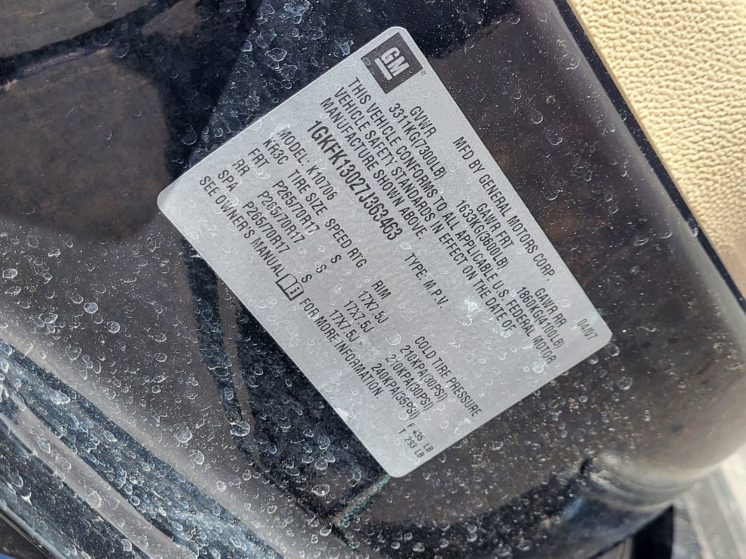 Used 2007 GMC Yukon SLT w/ SLT Preferred Equipment Group image 36