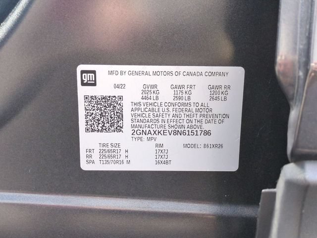 Used 2022 Chevrolet Equinox LT FWD image 33