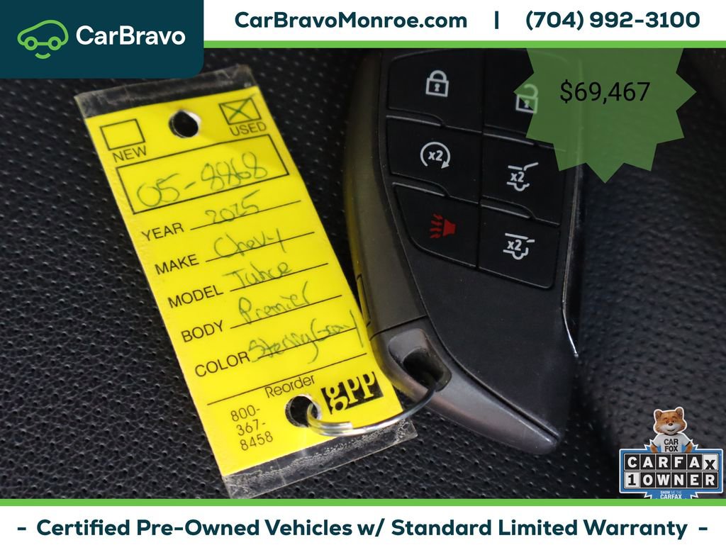 Certified 2025 Chevrolet Tahoe Premier AWD/4WD image 48