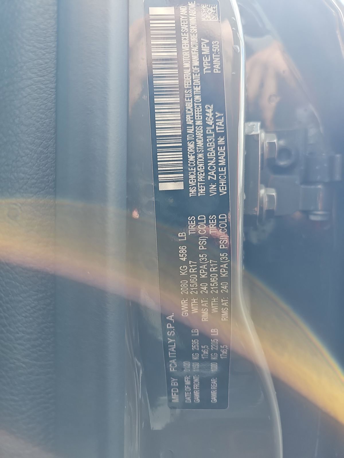 Certified 2020 Jeep Renegade Sport image 33