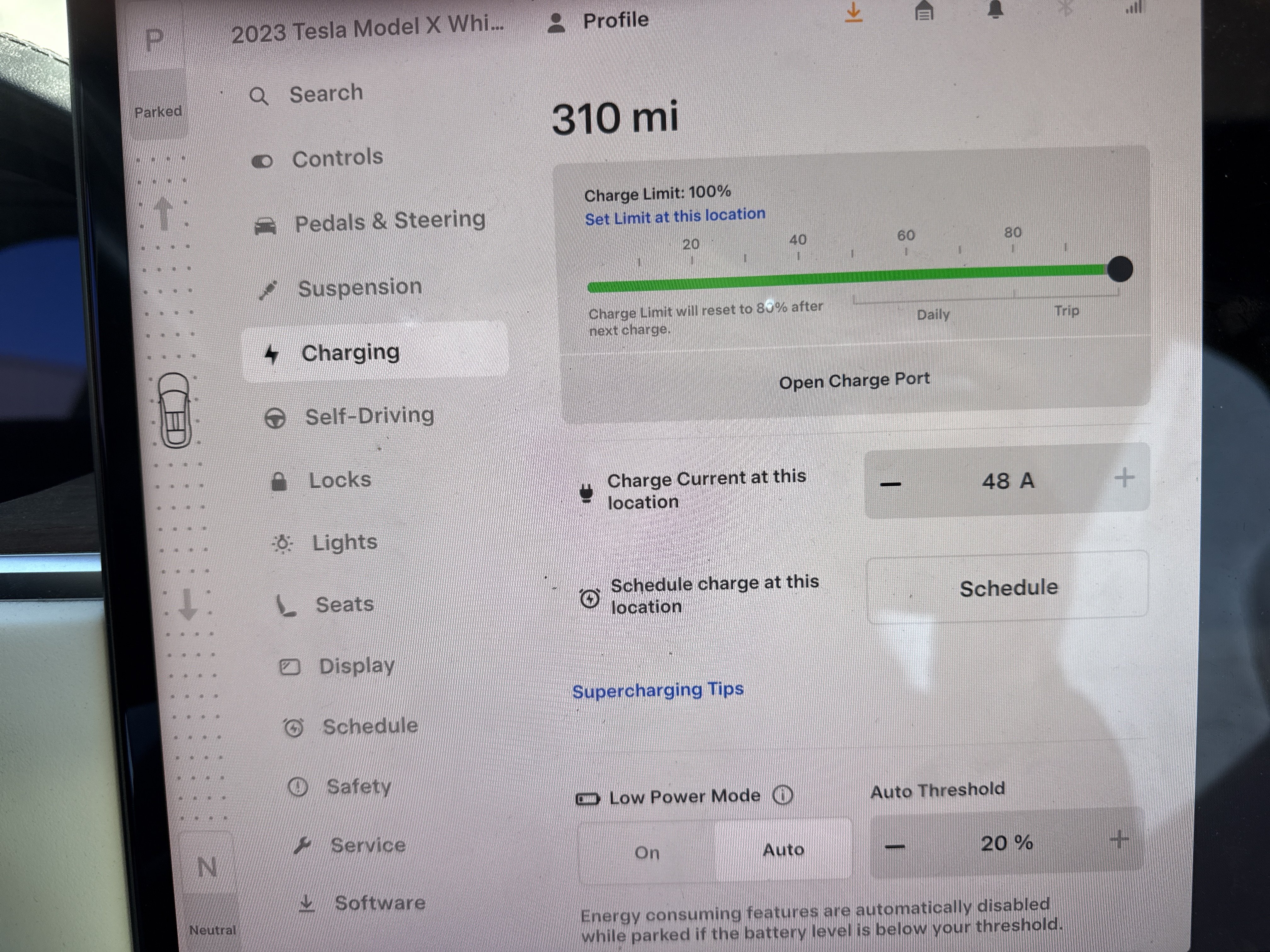 Used 2023 Tesla Model X AWD/4WD image 2